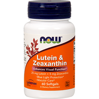 Lutein & Zeaxanthin 60 softgels by NOW