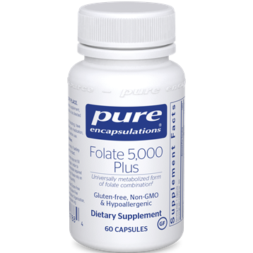 Folate 5,000 Plus 60 caps by Pure Encapsulations