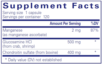 Glucosamine Chondroitin w/Manga 120vcaps by Pure Encapsulations