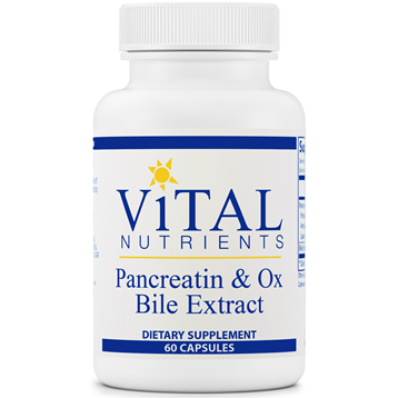 Pancreatin & Ox Bile Extract 60 vegcaps by Vital Nutrients