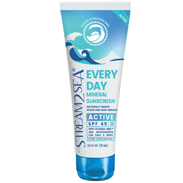 Mineral Sunscreen - Active 2.5 fl oz by Stream2Sea