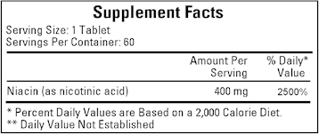 Nialipin 400 mg 60 tablets by Ecological Formulas