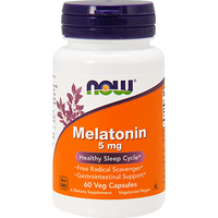 Melatonin 5 mg 60 vcaps by NOW
