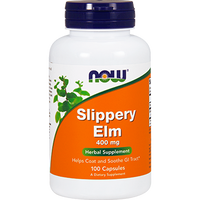 Slippery Elm 400 mg 100 caps by NOW