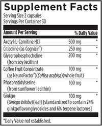 Brain Vitale 60 vcaps by Designs for Health