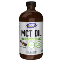 MCT Oil Vanilla Hazelnut 16 fl oz by NOW