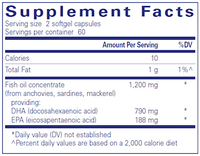 DHA Ultimate 120 gels by Pure Encapsulations