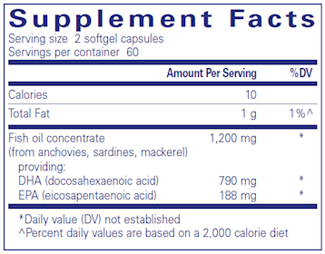 DHA Ultimate 120 gels by Pure Encapsulations