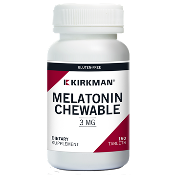 Melatonin 3 mg Chewable 100 Tablets by Kirkman Labs