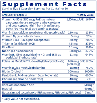 Multi-Vitamin Complex by Klaire Labs