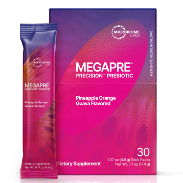 MegaPre Sticks 30 stick packs By Microbiome Labs