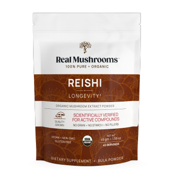 Reishi Mushroom Extract Powder 45g by Real Mushrooms