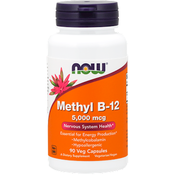 Methyl B-12 5,000 mcg 90 vegcaps by  NOW