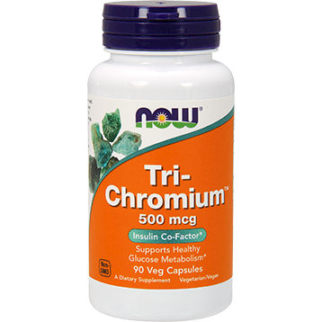 Tri-Chromium 500 mcg 90 vcaps by NOW