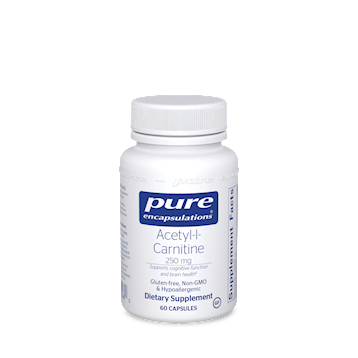 acetyl l carnitine pure encapsulations Acetyl-l-Carnitine Acetyl-L-Carnitine 250 mg 60 vcaps