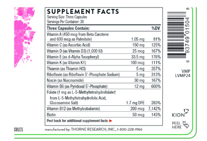 Basic Prenatal 90 vegcaps by Thorne