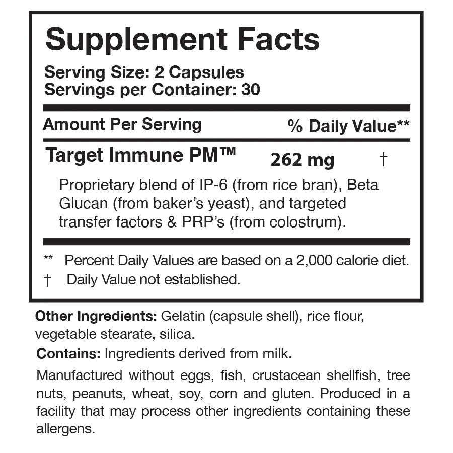 Transfer Factor Plasmyc 60 caps by Researched Nutritionals