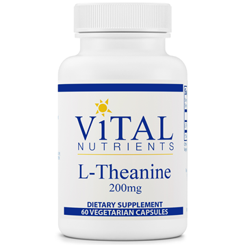 L-Theanine 200 mg 60 vegcaps by Vital Nutrients