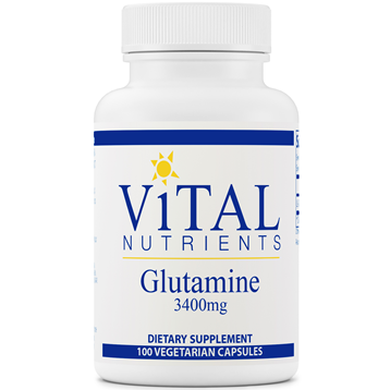 Glutamine 3400 mg 100 vegcaps by Vital Nutrients