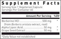 Berberine Balance 60 vegcaps