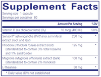 Cortisol Calm 60 vegcaps by Pure Encapsulations