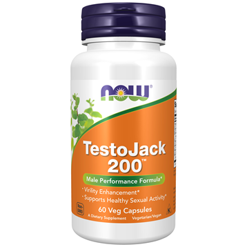 TestoJack 200 (Ex. Strength) 60 vcaps by NOW