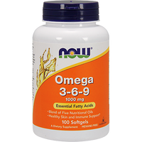 Omega 3-6-9 1000 mg 100 softgels by NOW