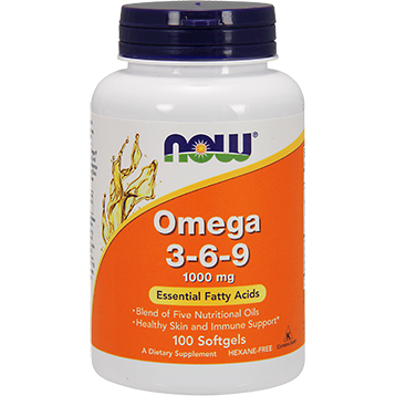 Omega 3-6-9 1000 mg 100 softgels by NOW