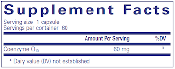 CoQ10 60 mg 60 vegcaps by Pure Encapsulations