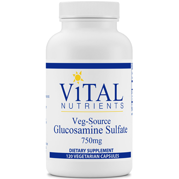 Glucosamine Sulfate Veg 750 mg 120 caps by Vital Nutrients