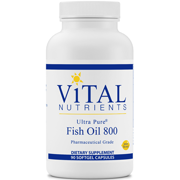 Ultra Pure Fish Oil 800 Lemon 90 gels by Vital Nutrients