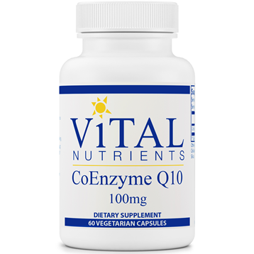 CoEnzyme Q10 100 mg 60 vegcaps by Vital Nutrients