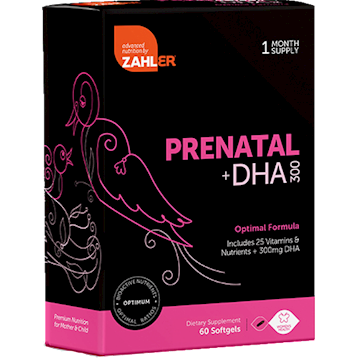 Prenatal +DHA Optimal 60 softgels by ZAHLER