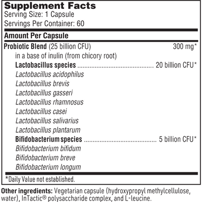 Ther-Biotic Women’s Formula 60 Capsules by Klaire Labs