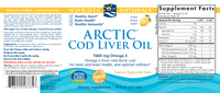 Arctic Cod Liver Oil Lemon 8 oz