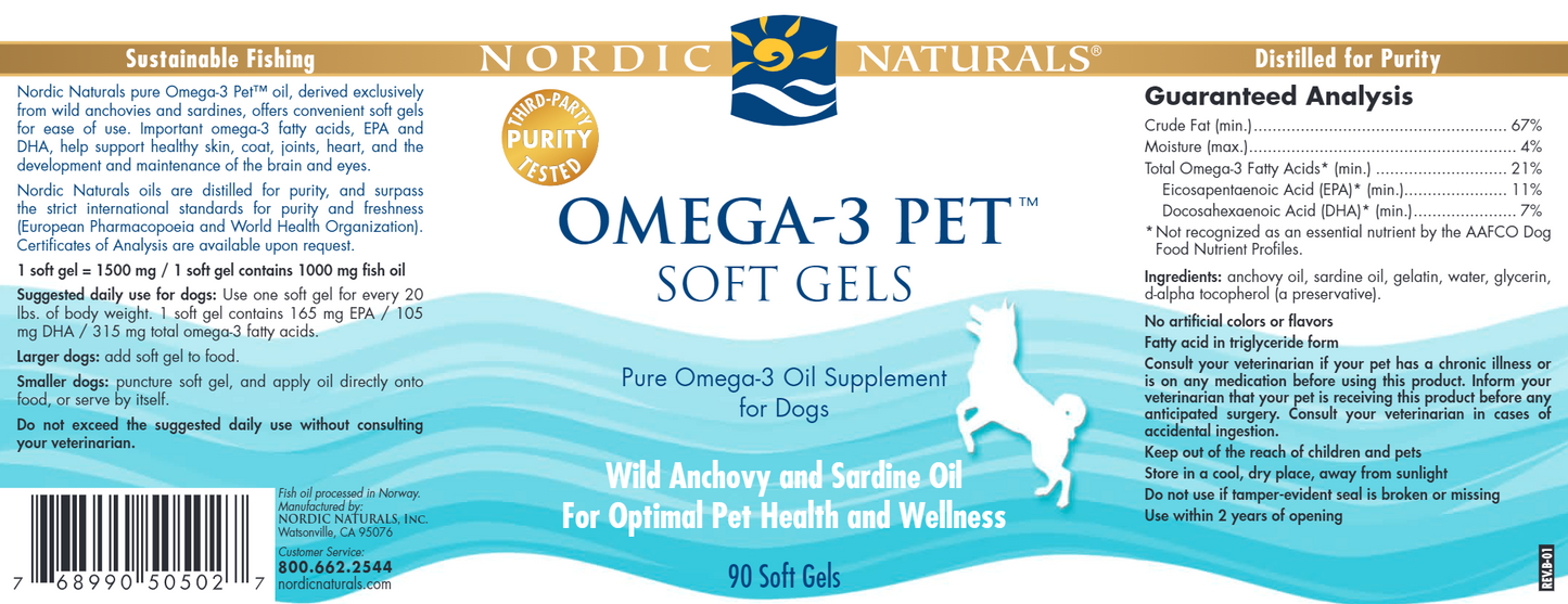 Omega-3 Pet 90 softgels