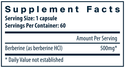 Berberine 500 mg 60 vegcaps by Vital Nutrients