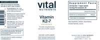 K2-7 60 vegcaps by Vital Nutrients