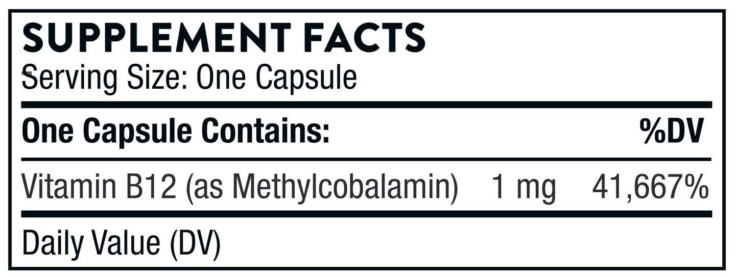 Methylcobalamin 60 caps by Thorne