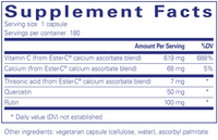 Ester-C® & flavonoids180 vegcaps by Pure Encapsulations
