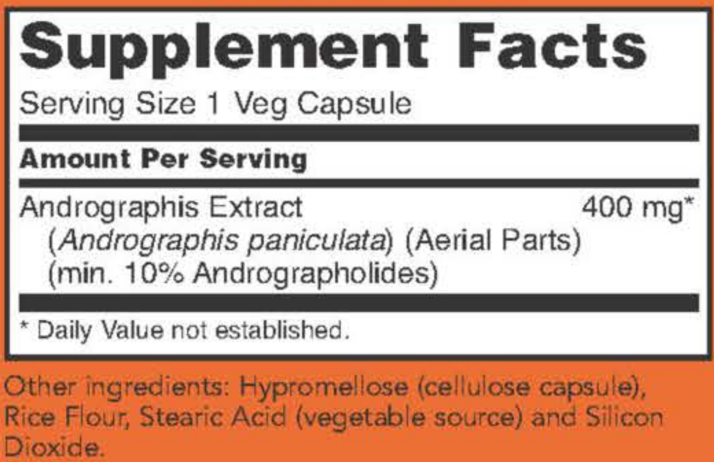 Andrographis Extract 400 mg 90 vegcaps NOW