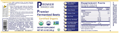 Fermented Beets Premier 6.3 oz by Premier Research Labs