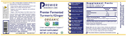 Fermented Turmeric Plus Premier 4.7 oz by Premier Research Labs