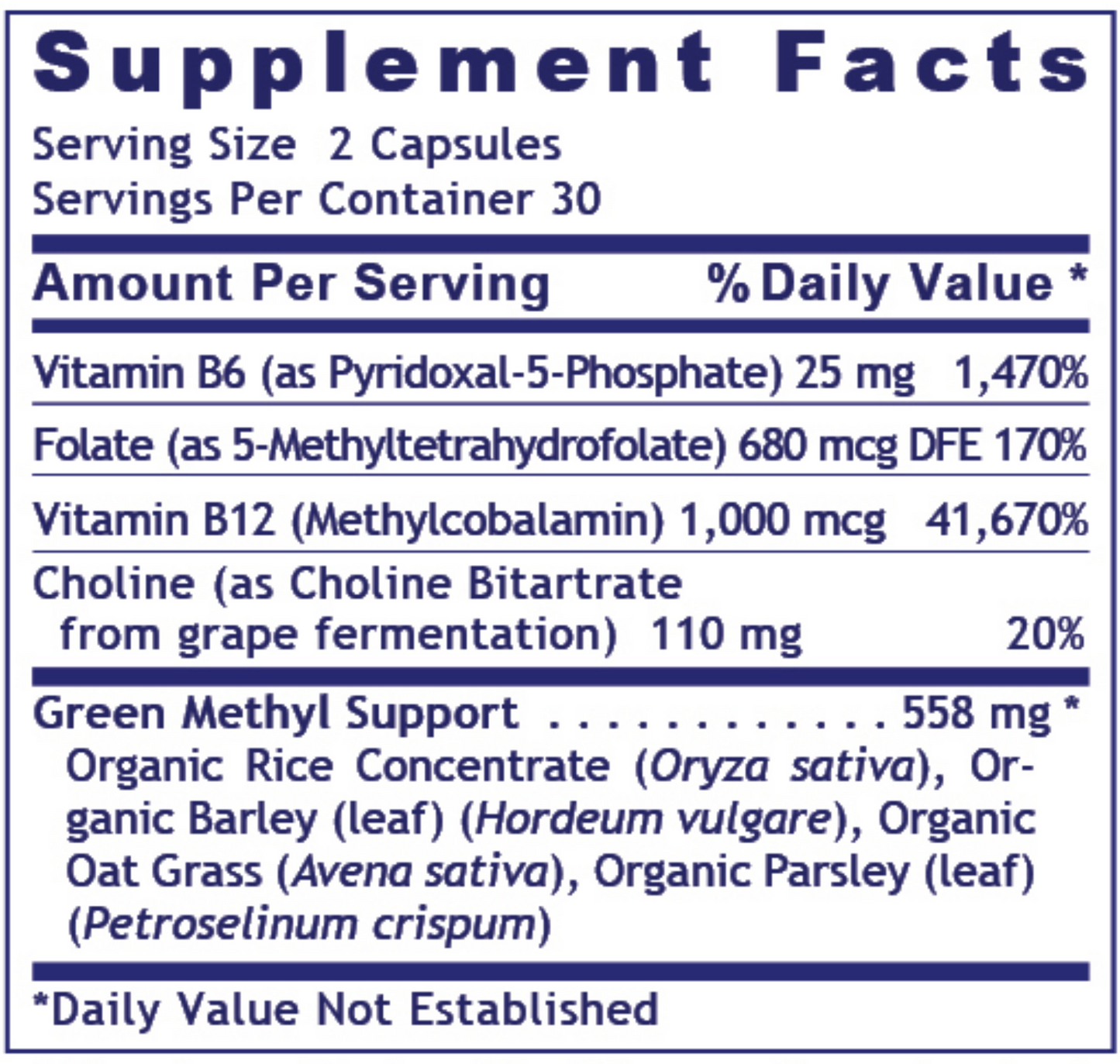 Phyto Methylate Premier 60 caps by Premier Research Labs