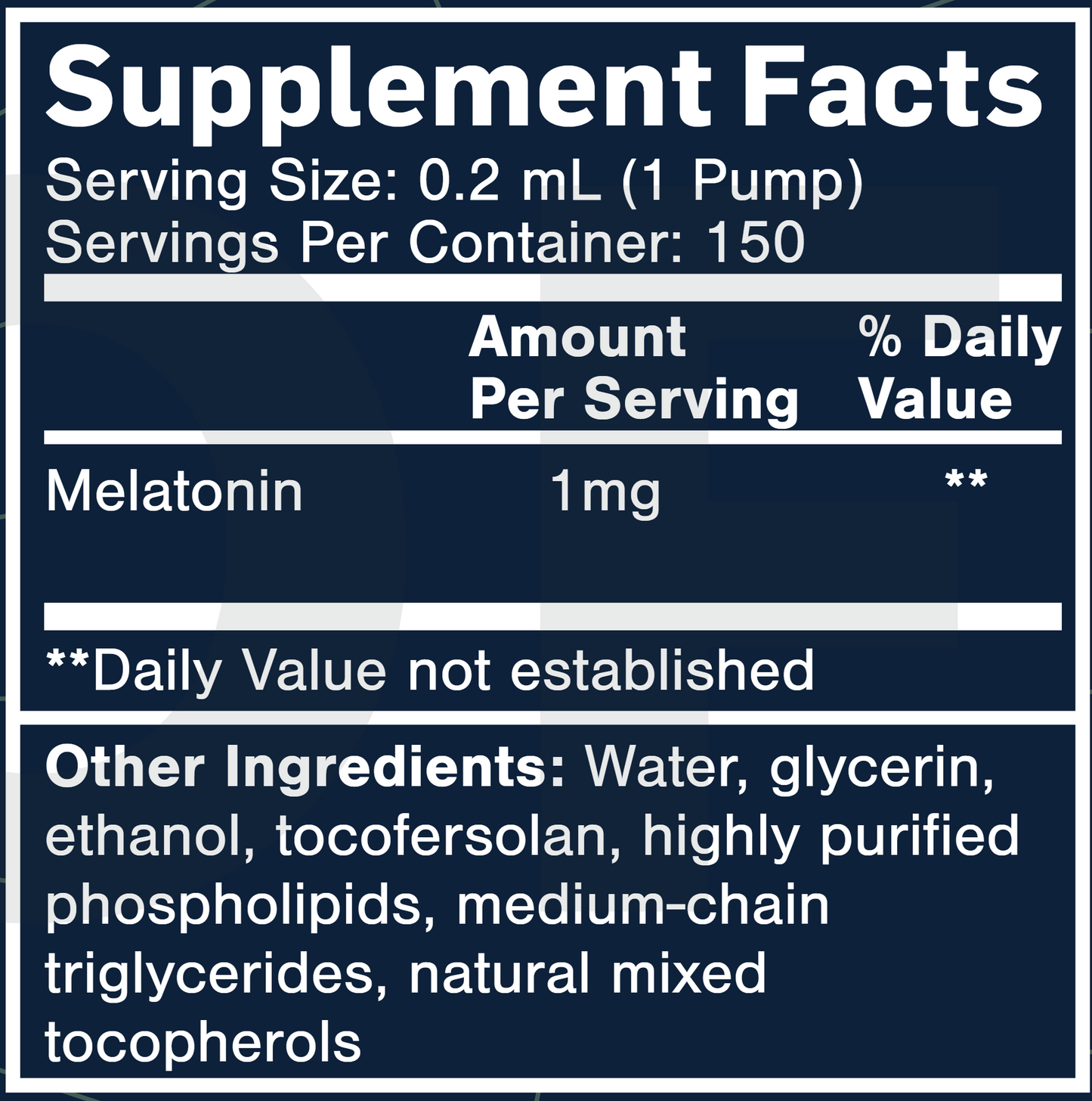 Liposomal Melatonin 1 mg By Quicksilver Scientific