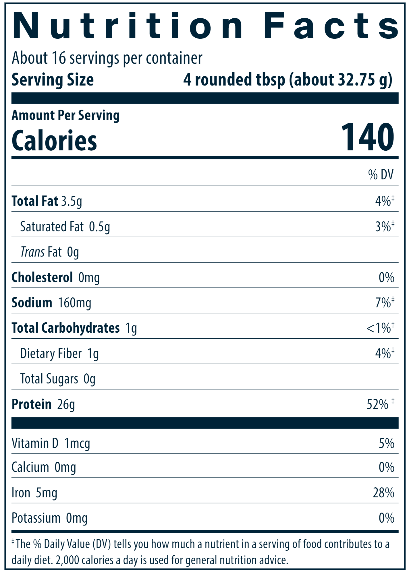 ProVeg Organic Pea Protein Van 524 grams by Vital Nutrients