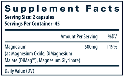 Triple Mag 250 mg 90 vcaps by Vital Nutrients