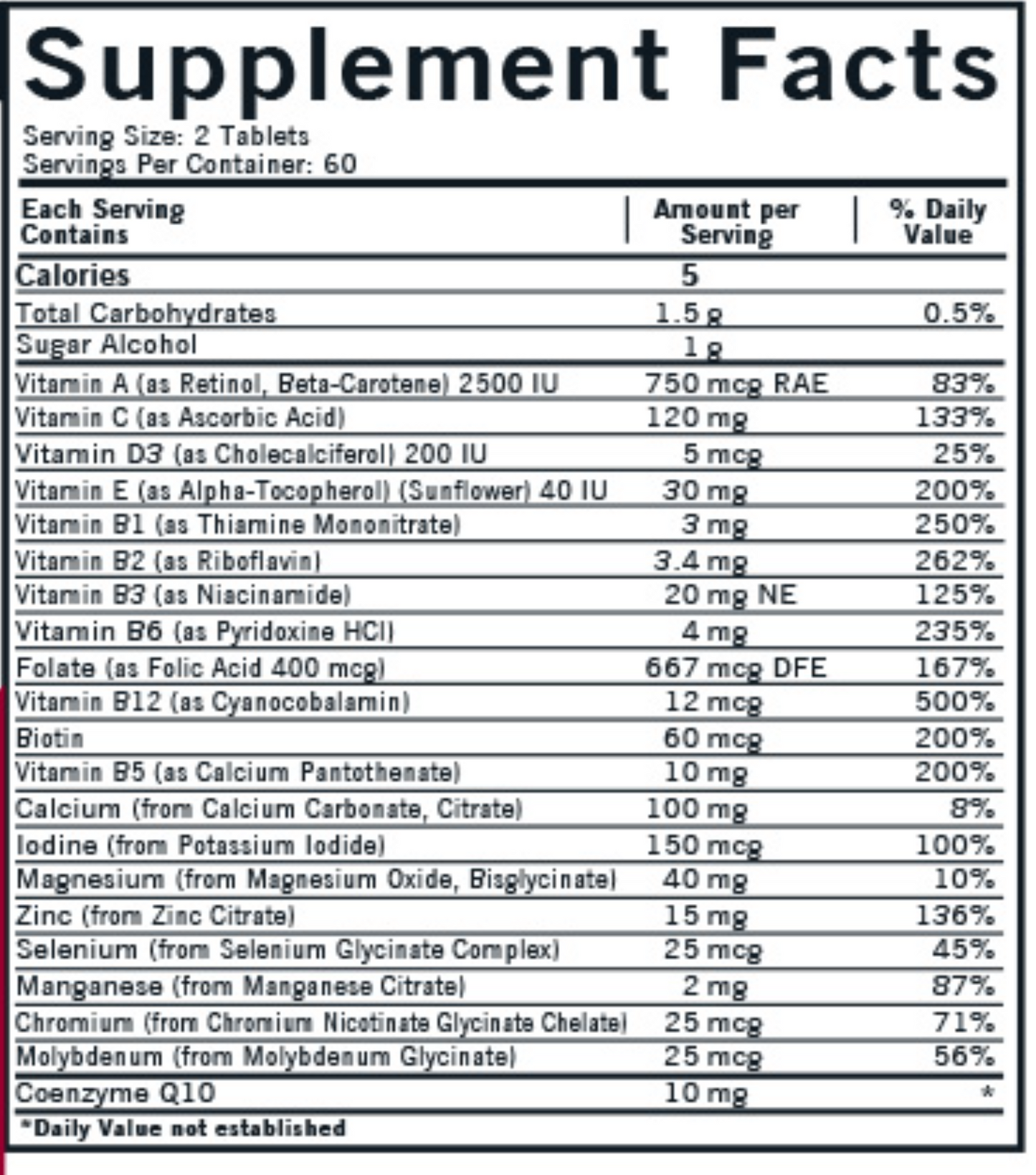 Child Multi-Vit/Min w/ Xylitol 120 tabs by Kirkman Labs