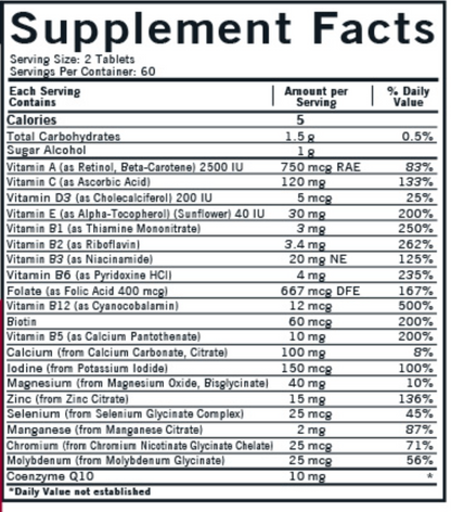 Child Multi-Vit/Min w/ Xylitol 120 tabs by Kirkman Labs