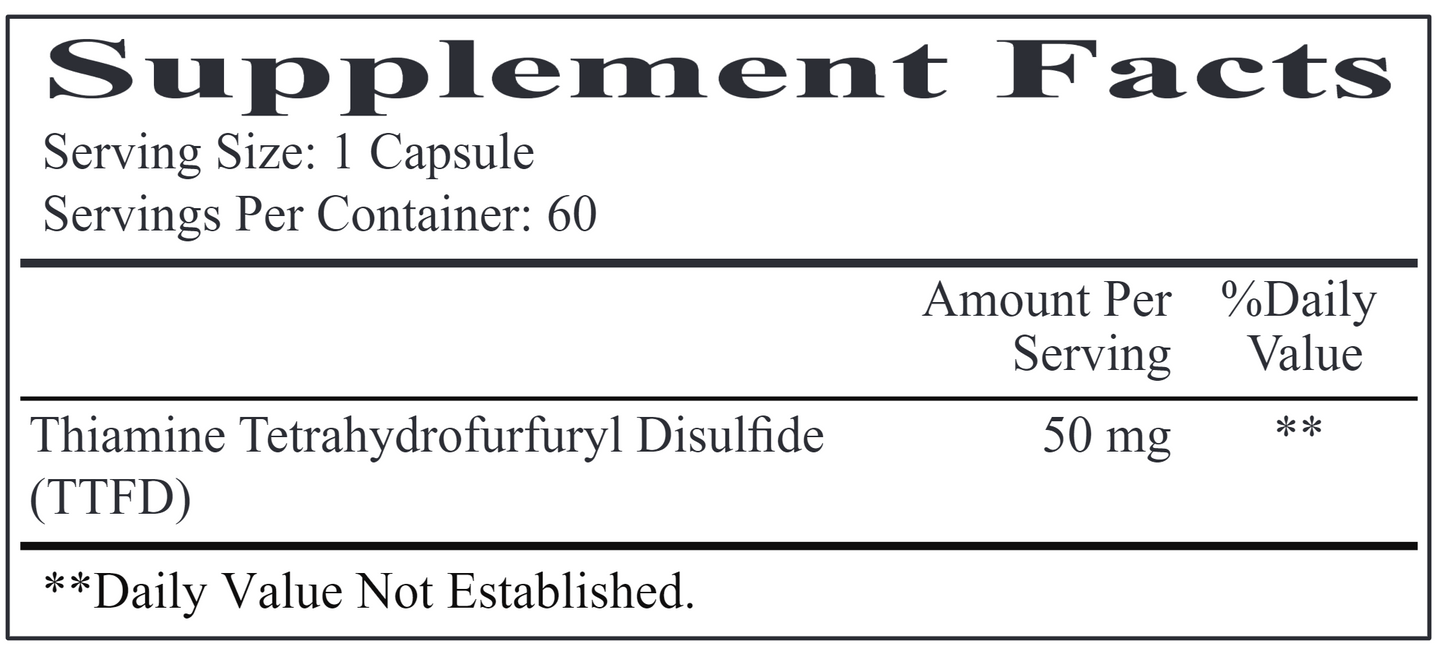 All Thiamine (Vitamin B1) 50 mg 60 caps by Ecological Formulas